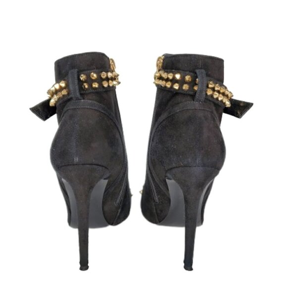 Philipp Plein On My Boo Studded Suede Ankle Booties - Picture 3 of 6